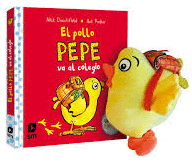 PACK EL POLLO PEPE VA AL COLEGIO CON MU�ECO