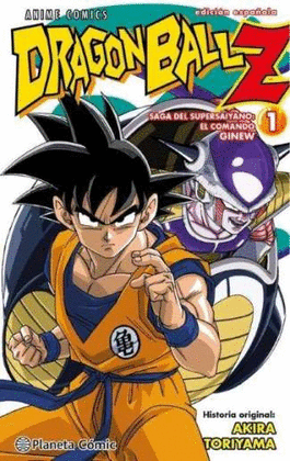 DRAGON BALL Z ANIME COMICS SAGA DEL COMANDO GINEW N� 01/06