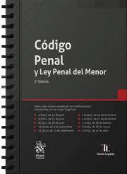 CODIGO PENAL Y LEY PENAL DEL MENOR  2023 CON ANILLAS