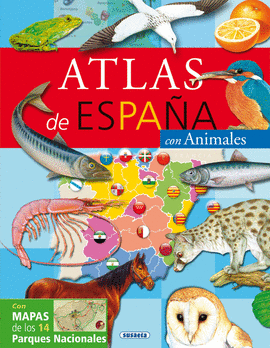 ATLAS DE ESPA�A CON ANIMALES