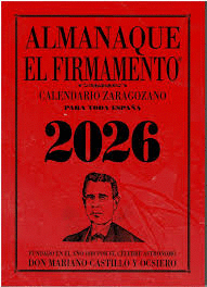 ALMANAQUE EL FIRMAMENTO 2026 ZARAGOZANO (LIBRO ROJO)