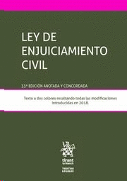 LEY DE ENJUICIAMIENTO CIVIL 33ª EDICIÓN