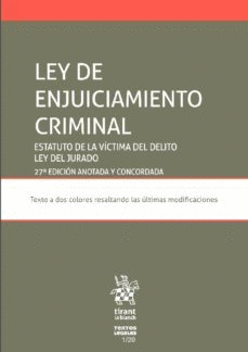LEY DE ENJUICIAMIENTO CRIMINAL 27ª EDICIÓN