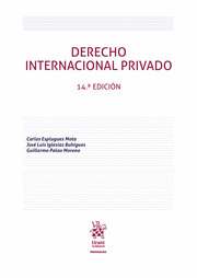 DERECHO INTERNACIONAL PRIVADO 14� EDICI�N 2020
