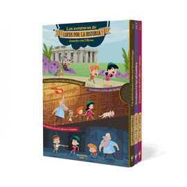 LAS AVENTURAS DE LOCOS POR LA HISTORIA. PACK DE 3 LIBROS PARA NI�OS DE 5 A 9 A�O