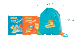 PACK LOS FANTASM�TICOS (2 CUENTOS + MOCHILA INFANTIL)