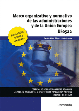 MARCO ORGANIZATIVO Y NORMATIVO DE LAS ADMINISTRACIONES PBLICAS Y DE LA UNIN EU