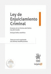 LEY DE ENJUICIAMIENTO CRIMINAL (ANILLAS) 2021