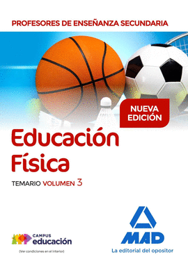 PROFESORES DE ENSEANZA SECUNDARIA EDUCACIN FSICA TEMARIO VOLUMEN 3