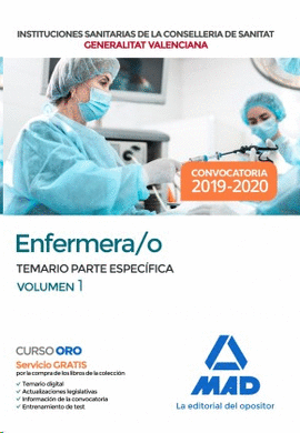ENFERMERA/O DE INSTITUCIONES SANITARIAS TEMARIO PARTE ESPECFICA VOL 1