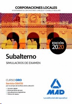 SUBALTERNO CORPORACIONES LOCALES SIMULACROS DE EX�MEN