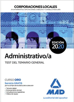ADMINISTRATIVO/A DE CORPORACIONES LOCALES TEST DEL TEMARIO GENERAL