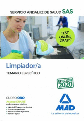 LIMPIADOR/A DEL SERVICIO ANDALUZ DE SALUD. TEMARIO ESPECFICO