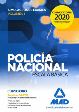 POLIC�A NACIONAL ESCALA B�SICA SIMULACROS DE EX�MEN