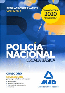POLICIA NACIONAL ESCALA B�SICA SIMULACROS DE EX�MEN 3