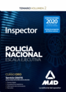 INSPECTOR DE POLICA NACIONAL TEMARIO VOL 2