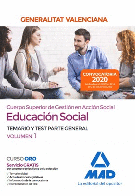 CUERPO SUPERIOR GESTION EDUCACION EN ACCION SOCIAL TRABAJO SOCIAL