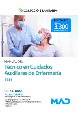 MANUAL DEL T�CNICO EN CUIDADOS AUXILIARES DE ENFERMER�A TEST