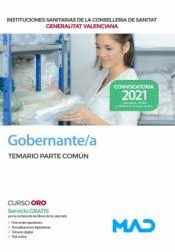GOBERNANTE/A TEMARIO PARTE COM�N CONSELLERIA DE SANITAT GENERALITAT VALENCIANA