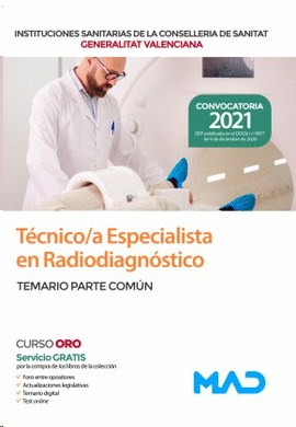 TCNICO/A ESPECIALISTA EN RADIODIAGNSTICO TEMARIO PARTE COMN