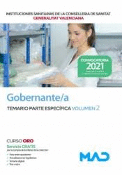 GOBERNANTE/A TEMARIO PARTE ESPEC�FICA VOL 2
