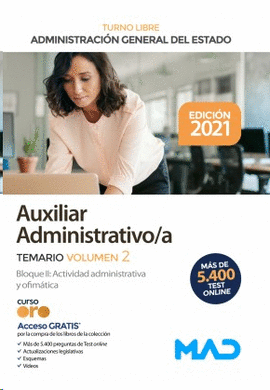 AUXILIAR ADMINISTRATIVO ESTADO VOL.2