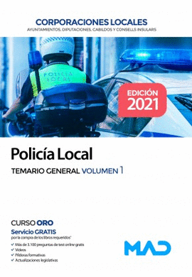 POLICIA LOCAL TEMARIO GENERAL VOL 1