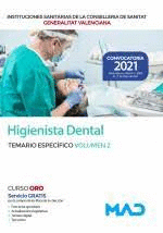 HIGIENISTA DENTAL TEST DEL TEMARIO ESPECFICO INSTITUCIONES SANITARIAS COMUNIDAD VALENCIANA