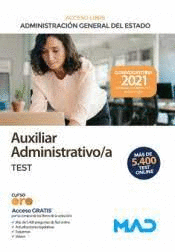 AUXILIAR ADMINISTRATIVO/A TEST ACCESO LIBRO ADMINISTRACI�N GENERAL DEL ESTADO