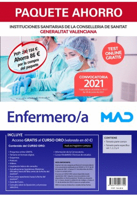 PAQUETE AHORRO ENFERMERO/A INSTITUCIONES SANITARIAS DE LA CONSELLER�A DE SANIDAD DE LA COMUNIDAD VALENCIANA