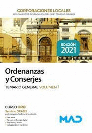 ORDENANZAS Y CONSERJES TEMARIO GENERAL VOL 1