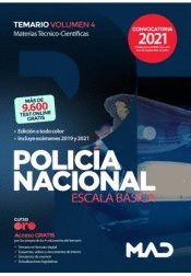 POLIC�A NACIONAL ESCALA B�SICA TEMARIO VOL 4