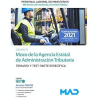 MOZO GRUPO PROFESIONAL V TEMARIO Y TEST PARTE ESPEC�FICA AGENCIA ESPA�OLA DE ADMINISTRACI�N TRIBUTARIA