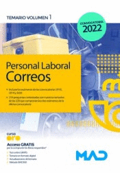 PERSONAL LABORAL DE CORREOS Y TELÉGRAFOS TEMARIO VOL 1