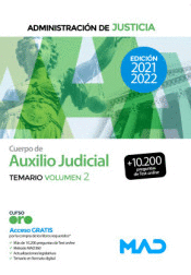 CUERPO DE AUXILIO JUDICIAL TEMARIO VOL 2 ADMINISTRACI�N DE JUSTICIA