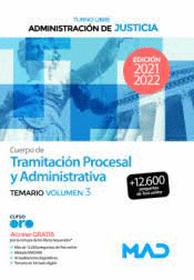CUERPO DE TRAMITACI�N PROCESAL Y ADMINISTRATIVA TEMARIO VOL 3
