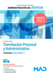 CUERPO DE ADMINISTRACION PROCESAL Y ADMINISTRATIVA TEMARIO VOL 1 PROMOCI�N INTERNA