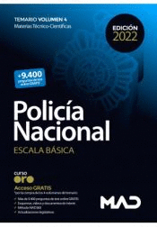POLICÍA NACIONAL ESCALA BASICA TEMARIO VOL 4