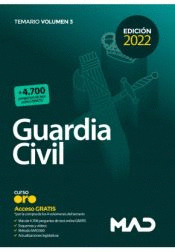 GUARDIA CIVIL ESCALA DE CABOS Y GUARDIAS TEMARIO VOL 3