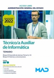 TÉCNICO/A AUXILIAR DE INFORMÁTICA ACCESO LIBRE TEMARIO BLOQUES III Y IV