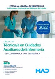 CUIDADOS AUXILIARES DE ENFERMER�A DE INSTITUCIONES PENITENCIARIAS GRUPO E2 TEST COMENTADOS PARTE ESPEC�FICA