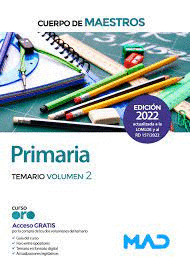 CUERPO DE MAESTROS PRIMARIA TEMARIO VOL 2