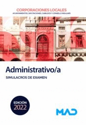 ADMINISTRATIVO/A DE CORPORACIONES LOCALES SIMULACROS DE EX�MEN