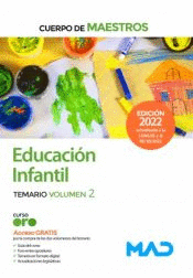 CUERPO DE MAESTROS EDUCACI�N INFANTIL TEMARIO VOL 2
