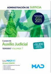 CUERPO DE AUXILIO JUDICIAL TEMARIO VOL 1 ADMINISTRACI�N DE JUSTICIA