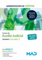 CUERPO DE AUXILIO JUDICIAL TEMARIO VOL 2 ADMINISTRACI�N DE JUSTICIA