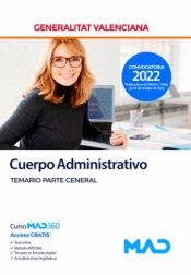 CUERPO ADMINISTRATIVO TEMARIO PARTE GENERAL GENERALITAT VALENCIANA