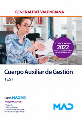 CUERPO AUXILIAR DE GESTIÓN TEST GENERALITAT VALENCIANA
