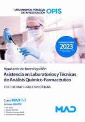 AYUDANTES INVESTIGACI�N ASISTENCIA EN LABORATORIOS Y T�CNICAS DE AN�LISIS T�CNICAS