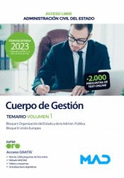 TEMARIO CUERPO DE GESTI�N. ADMINSTRACI�N CIVIL DEL ESTADO. ACCESO LIBRE